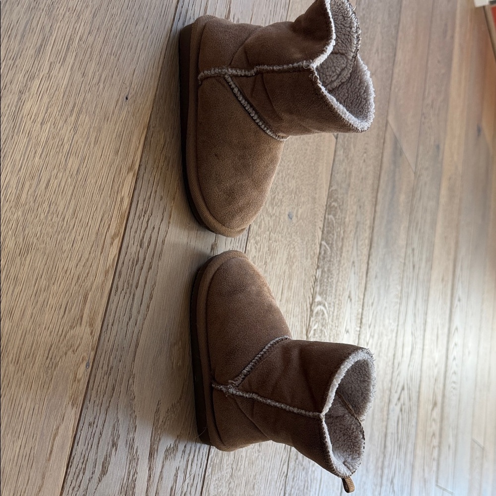 Joe Fresh Baby Brown Shearling-Lined Boots